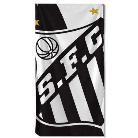Toalha de Praia Velour Dohler Times de Futebol 70cmx1,40mts 