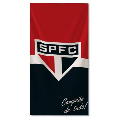Toalha de Praia Velour Dohler Times de Futebol 70cmx1,40mts 