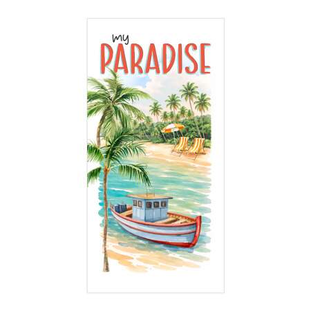 Toalha de Praia Velour Dohler My Paradise 76cmx1,52mts