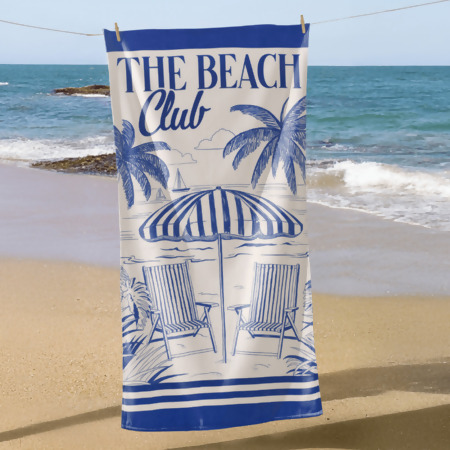 Toalha de Praia Velour Dohler The Beach Club 76cmx1,52mts