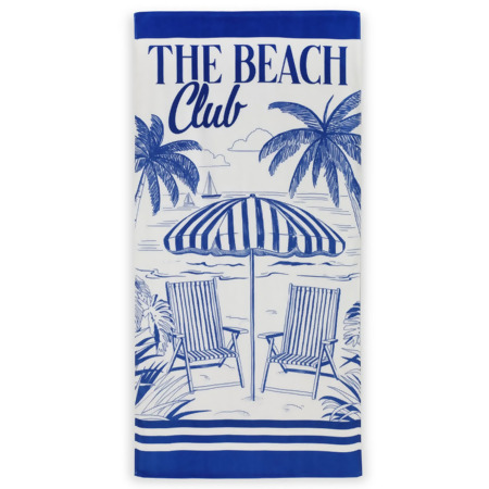 Toalha de Praia Velour Dohler The Beach Club 76cmx1,52mts