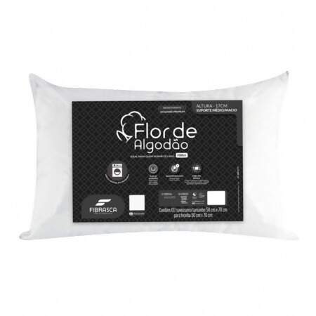 Travesseiro Flor de Algodão Fibrasca 4212
