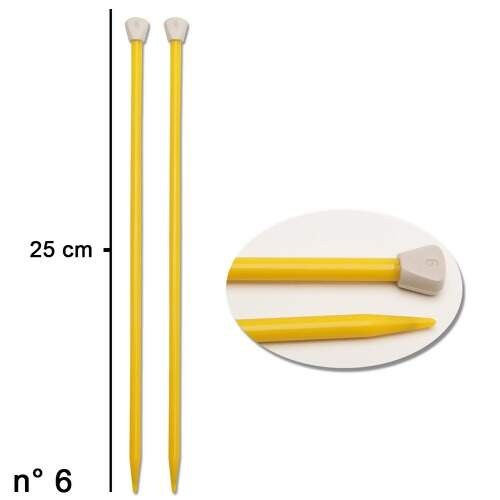 Agulha para Tricô Plástica Circulo 25cm FL