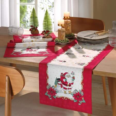 Trilho de Mesa Athenas Dohler Natal 119 35cmx1,00mts