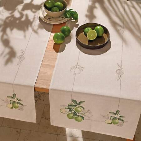 Trilho de Mesa Renova Dohler Limone 45cmx1,60mts