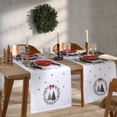 Trilho de Mesa Renova Dohler Natal 126 45cmx1,60mts