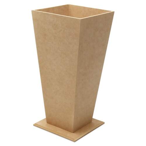 Vaso de MDF M Ref.019 17x17x35cm