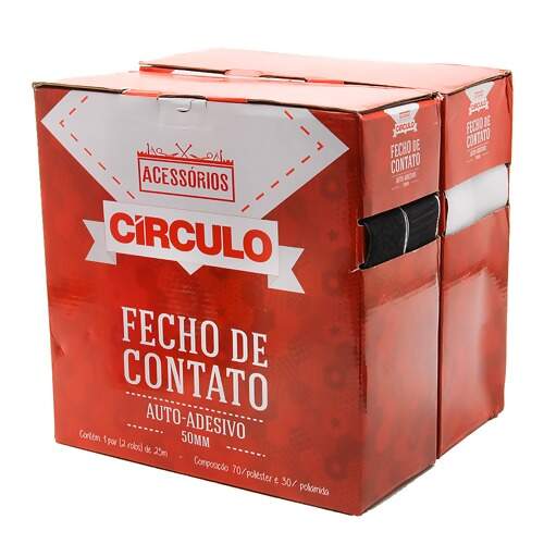 Velcro Adesivo 50 mm Macho e Fêmea( PAR )- Faixa com 25mts