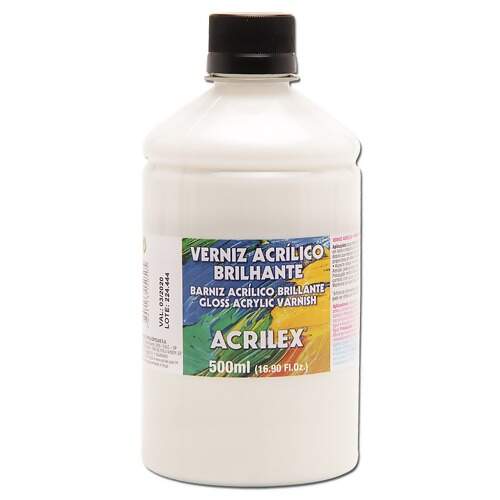 Verniz Acrilex Acrílico Brilhante Ref.15050 500ml