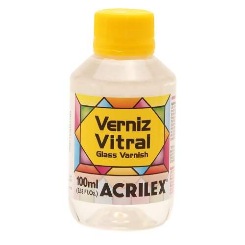 Verniz Acrilex Vitral Incolor Ref.8110 100ml