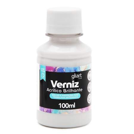 Verniz Acrílico Brilhante Gliart 100ml