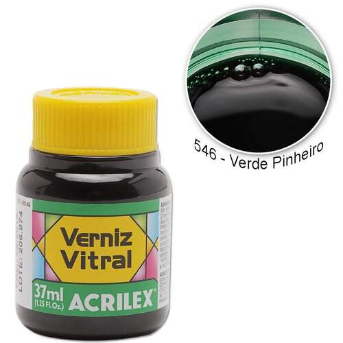 Verniz Acrilex Vitral Ref.8140 37ml