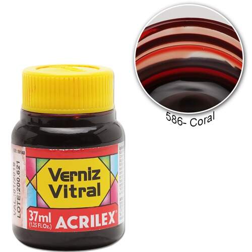 Verniz Acrilex Vitral Ref.8140 37ml