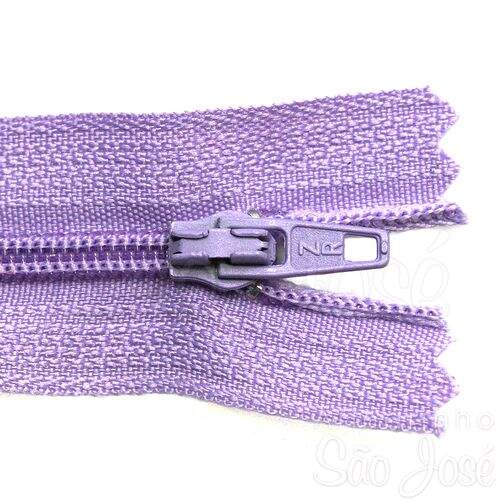 Zíper Nylon Fino com Cordão 35cm - c/10 unidades