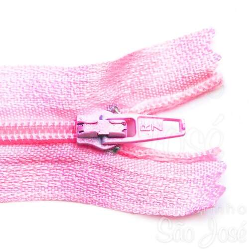 Zíper Nylon Fino com Cordão 50cm - c/10 unidades