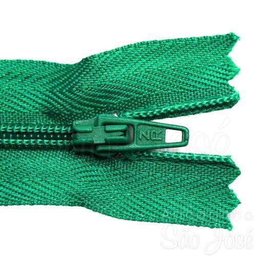 Zíper Nylon Fino com Cordão 50cm - c/10 unidades