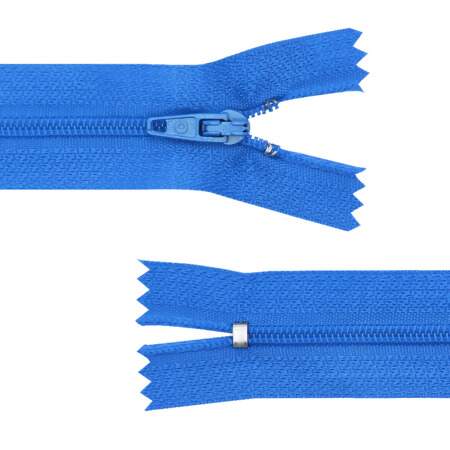 Zíper Nylon Fino com Cordão Circulo N.3 18cm