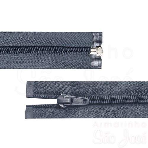 Zíper Separável Nylon 25cm c/05 unidades