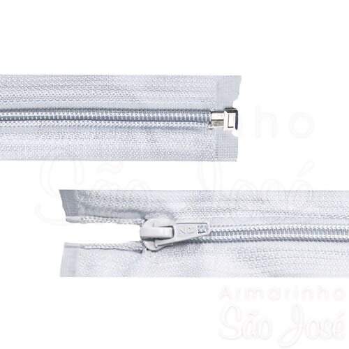 Zíper Separável Nylon 40cm c/05 unidades