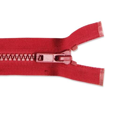 Zíper Separável Plástico 45cm 6mm com 05Und