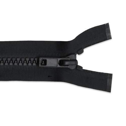Zíper Separável Plástico 60cm 6mm com 05Und