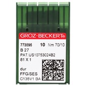 クローバー Agulha Groz Beckert Overlok B27, Comprar Agulha de Overloque, Online