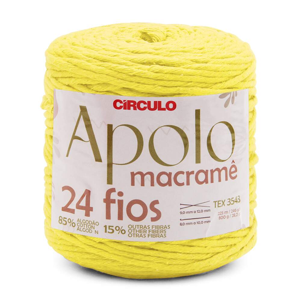 Barbante Apolo Macramê Circulo 24 Fios 800g