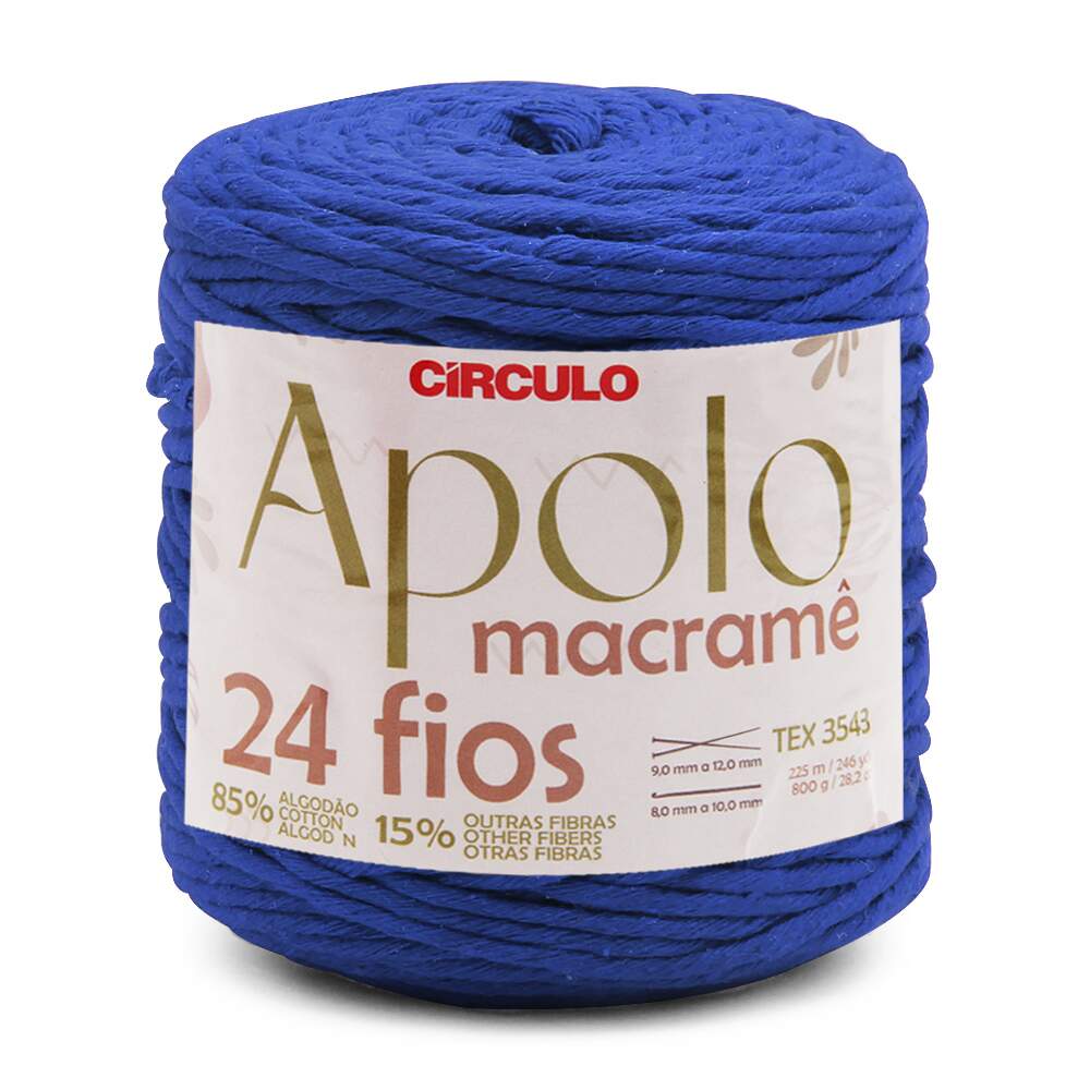 Barbante Apolo Macramê Circulo 24 Fios 800g