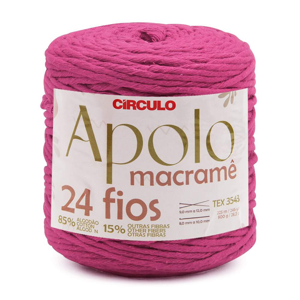Barbante Apolo Macramê Circulo 24 Fios 800g