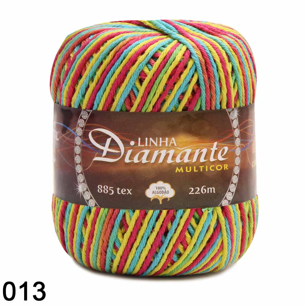 Barbante Diamante Multicor São João 226m