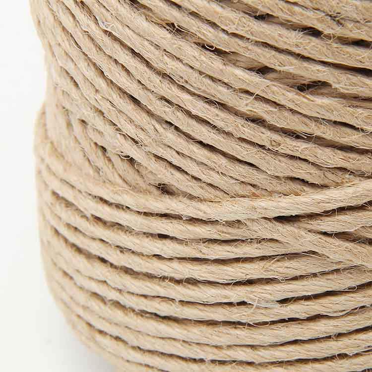 Barbante de Juta 20/6 Cabos Engomado Castanhal 500g 115mts