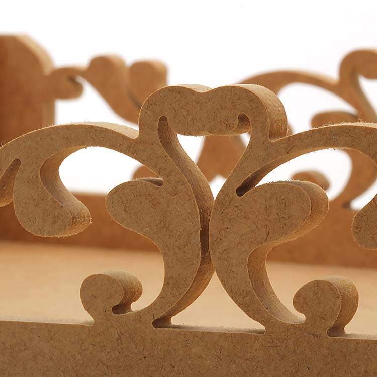 Bandeja MDF Cru Arabesco 30x20x7cm  Armarinho São José