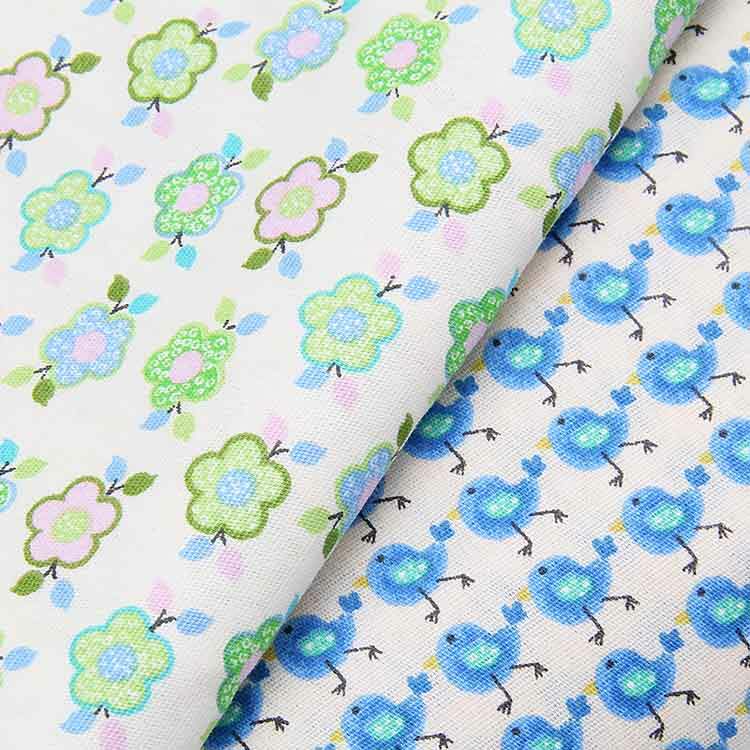 Tecido Patchwork Fabricart Coleção Birdies 0,48x1,46mts