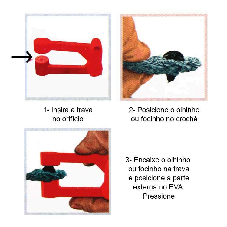 Aplicador de Olhinhos e Fucinhos com Trava Fabricart