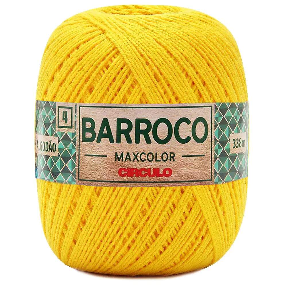 BELLCOLOR 黄棒 Barbante Barroco MaxColor nº 4 200g