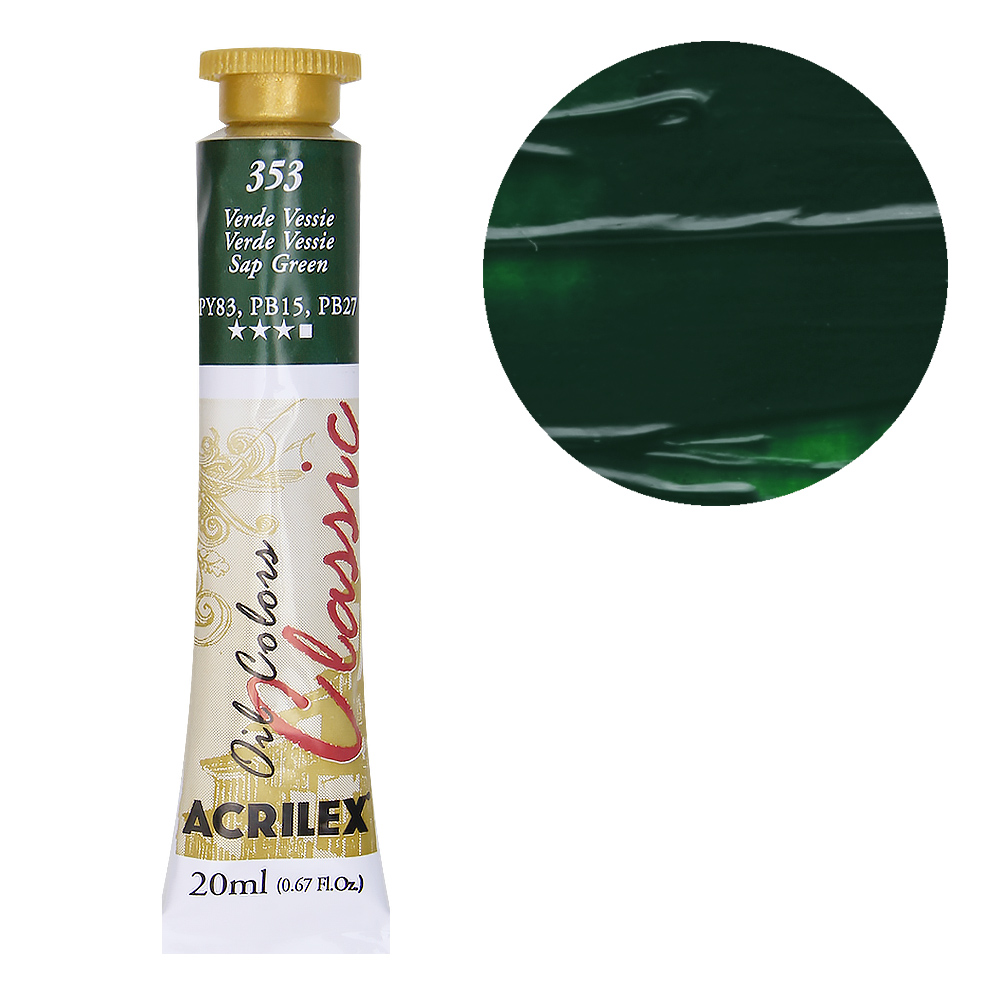 Tinta Acrilex Óleo Oil Colors Ref.14123 com 20ml