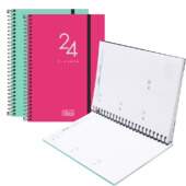Agenda 2024 Planner Espiral Tilibra Neon M5