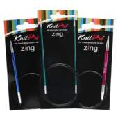 Agulha Circular de Tricô Fixa Zing Knitpro