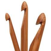 Agulha de Crochê Bambu Eco Circulo 17cm FL