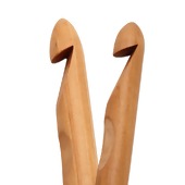 Agulha de Crochê Madeira Eco Circulo 17cm