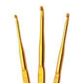 Agulha de Crochê Telanipo Alumínio 2 pontas