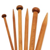 Agulha Para Tricô de Bambu Eco Circulo 35cm