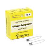 Alfinete de Segurança Bacchi Niquelado N.3 com 50 Und
