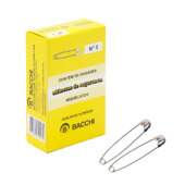Alfinete de Segurança Bacchi Niquelado N.5 com 50 Und