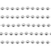 Aljofre Bola Lisa em Metro 08mm Niquelado com 05mts FL