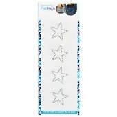 Aplicação de Strass Termodinâmico F. Patch DS25873 Estrelas 5x5cm