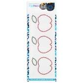 Aplicação de Strass Termodinâmico F. Patch DS25879 Maçã Vermelha 7,5x6,5cm FL