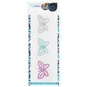 Aplicação Strass Termodinâmico DS25892 Borboleta 7x4,5cm