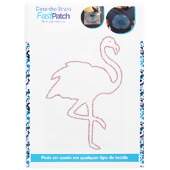 Aplicação de Strass Termodinâmico F. Patch DS25914 Flamingo 18,5x26cm FL