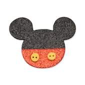 Aplique de EVA com Glitter Mickey M13 com 10Und